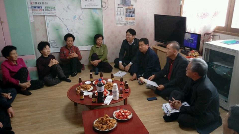 완주 고산면, 마을경로당 새해인사 방문2