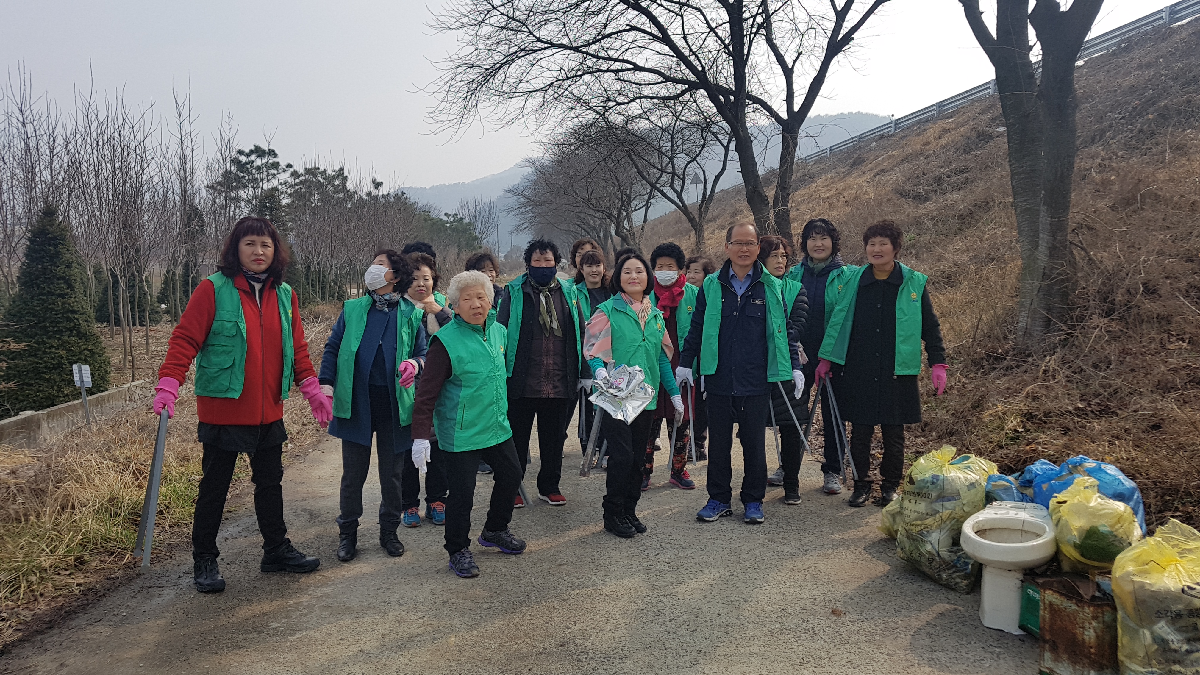 완주군 소양면 새봄맞이 환경정화 활동1