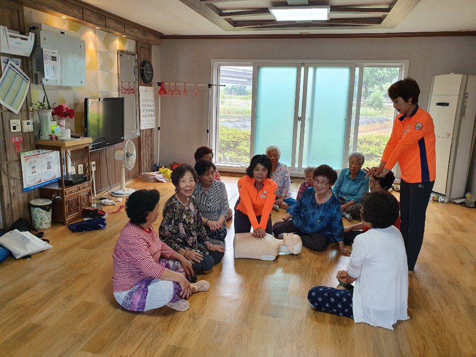 완주군 상관면 여성의용소방대, 어르신 안전교육2