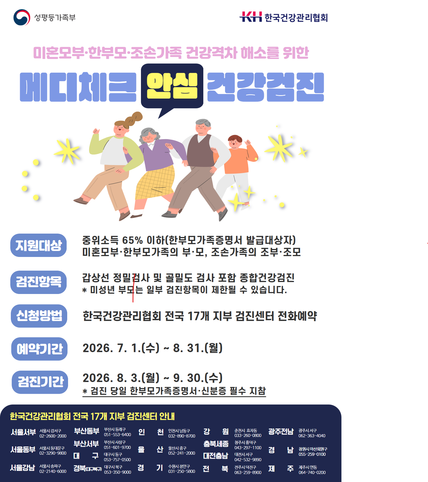 (붙임2) [미혼모부·한부모·조손가족] 메디체크 안심 건강검진 안내 포스터.png