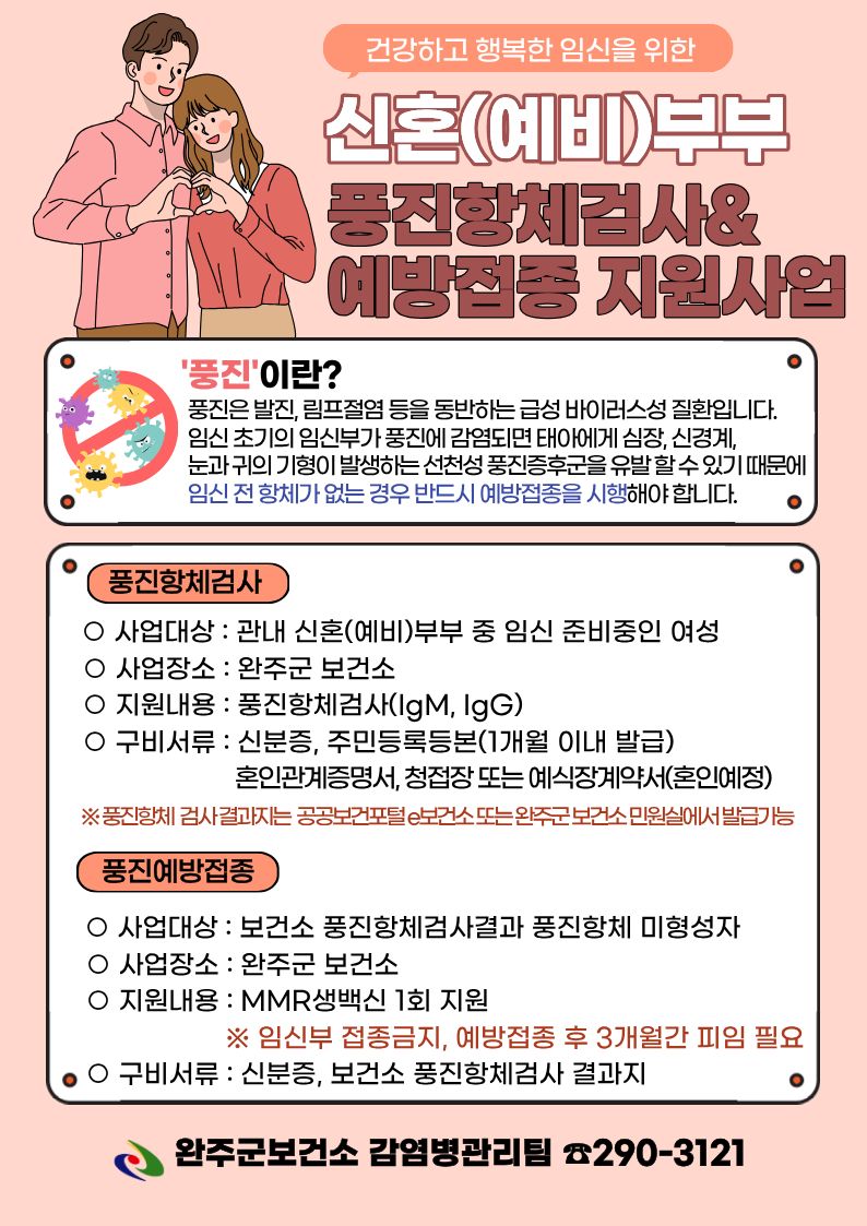 신혼(예비)부부 풍진항체검사&예방접종 지원 포스터.jpg