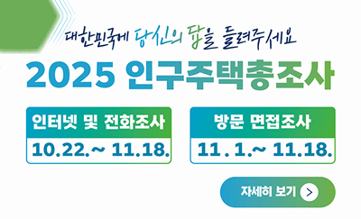 2025 인구주택총조사