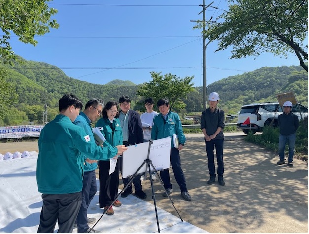 김호은 전북지방환경청장, 완주군 재해복구 현장 방문