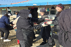 완주군 운주면, 연탄 1,000장 전달