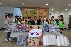 전북사업자홍보모임, 완주군 용진읍 후원품 전달