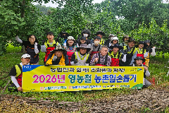 완주군 구이면·농협, 매실 수확철 맞아 일손 돕기