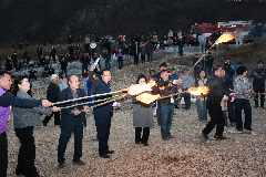 완주군 상관면, 달집태우기로 액운 쫓고 화합 다졌다