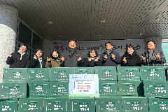 전주 전성교회, 완주 이서면에 생필품 꾸러미 기탁