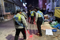완주군 삼례읍, 쓰레기 무단투기 야간 집중단속
