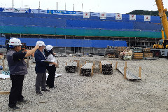 완주군, 건설경기 회복 ‘총력’ 대형 현장 방문