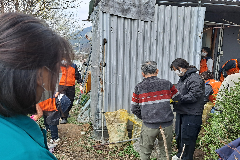 완주군 고산면, 홀몸 어르신 위한 청소 봉사