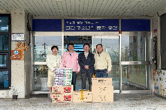 이비티에스 협동조합, 완주 청소년 응원 물품 전달