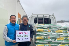 완주 이선영 명탄마을 이장, 봉동읍에 백미 기탁