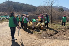 완주군 운주면, 봄맞이 환경정비 활동