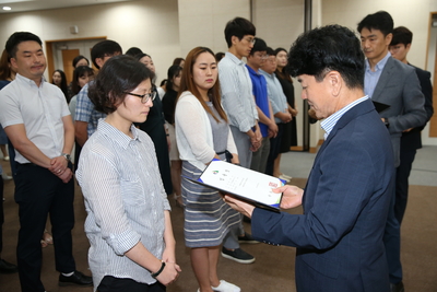 인사발령에의한사령장교부(62).JPG
