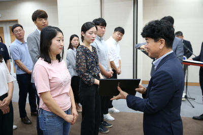 인사발령에의한사령장교부(104).JPG