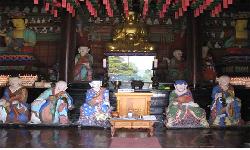 송광사 명부전 소조지장보살삼존상 및 권속상 일괄